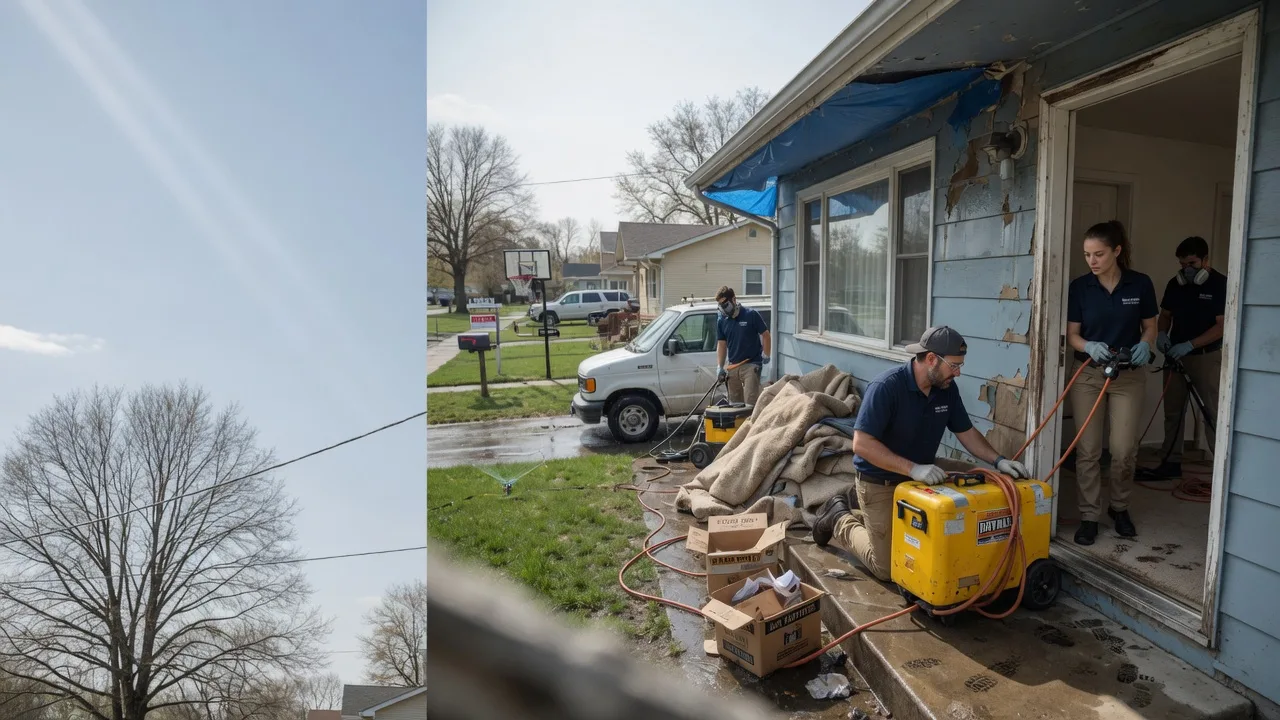 Basement Flood Cleanup in Gardner, IL near me